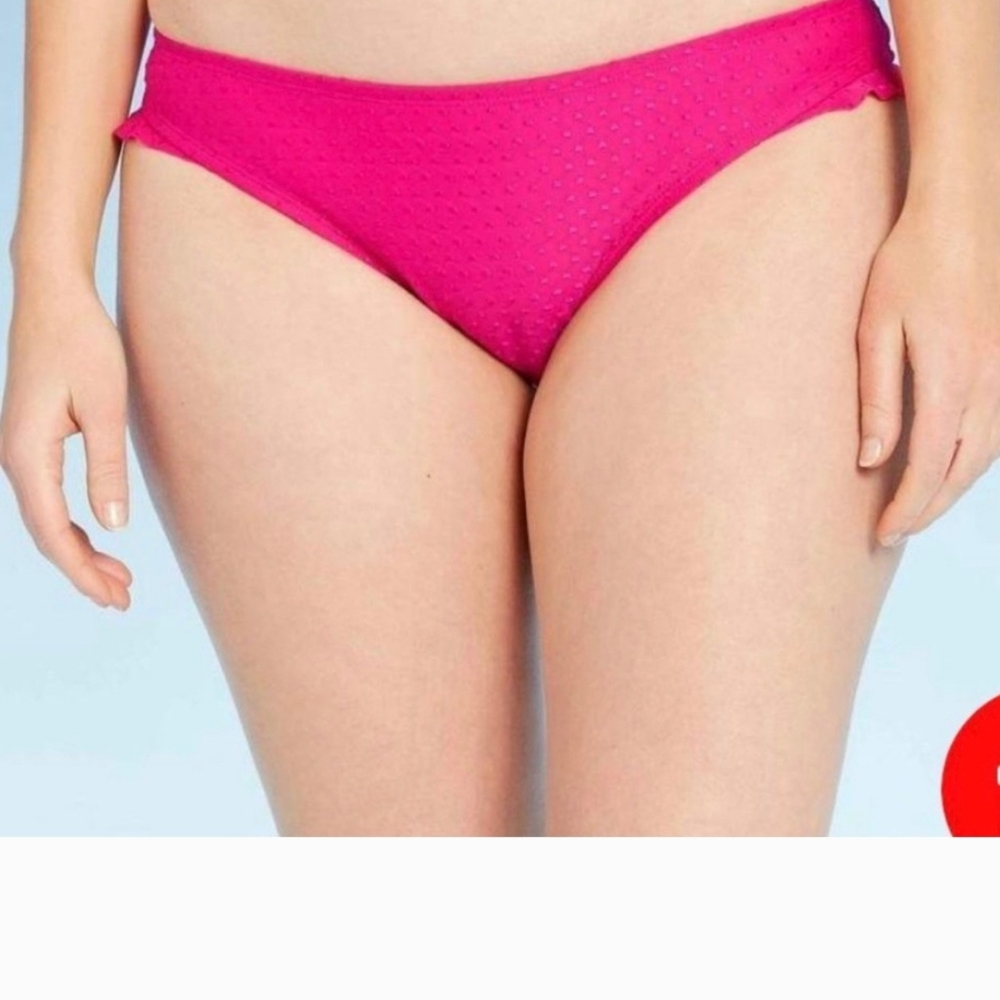 Shade & Shore Women's Pink Swim Bottom